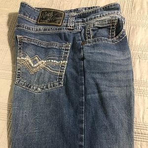 Mens Rock 47 by wrangler jeans. Size 32/34